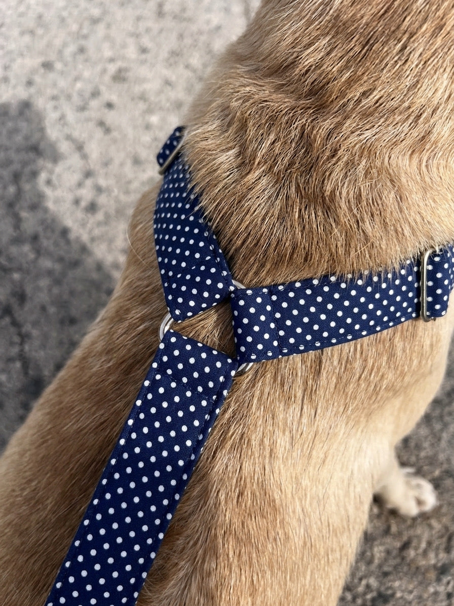 Arnés Navy Polka Dots